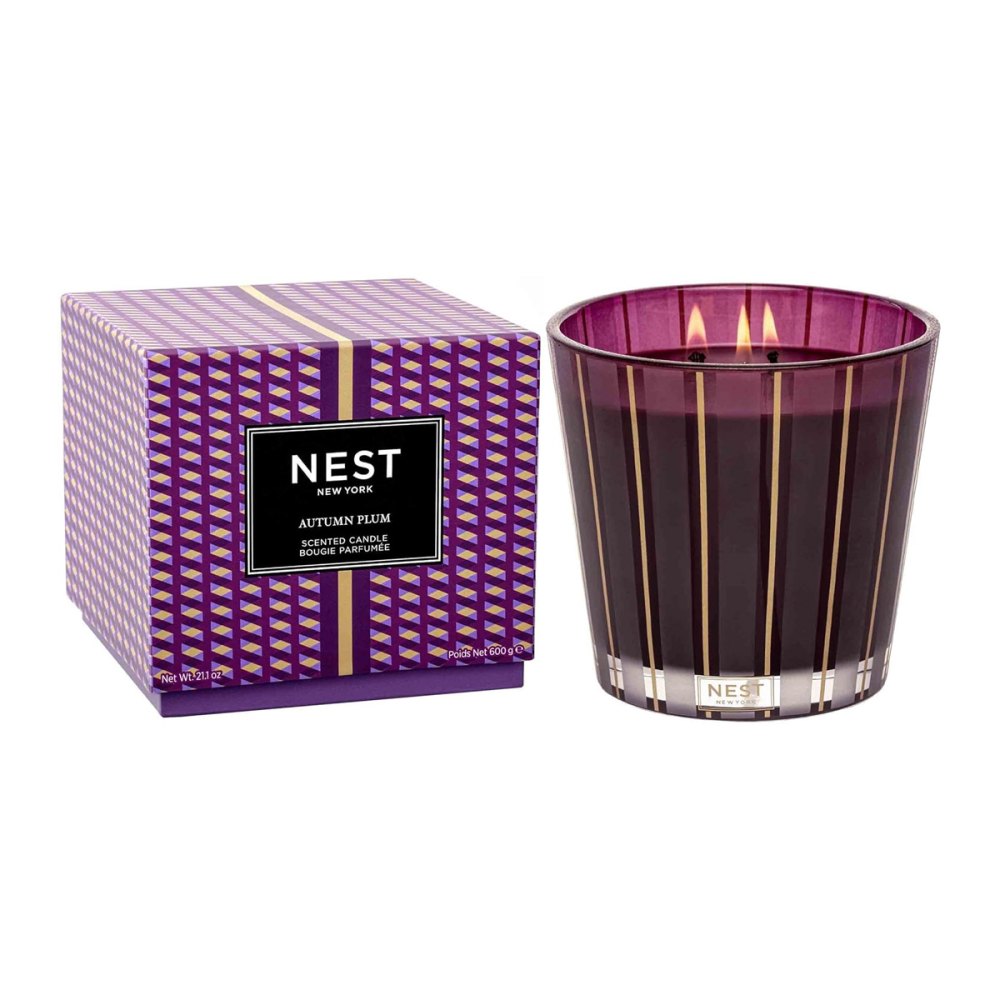 Nest Fragrances Autumn Plum Scented 3-Wick Candle