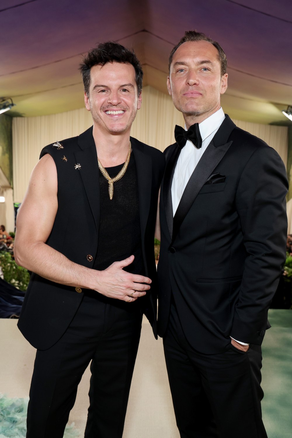 Andrew Scott and Jude Law Have a Talented Mr Ripley Meetup at Met Gala