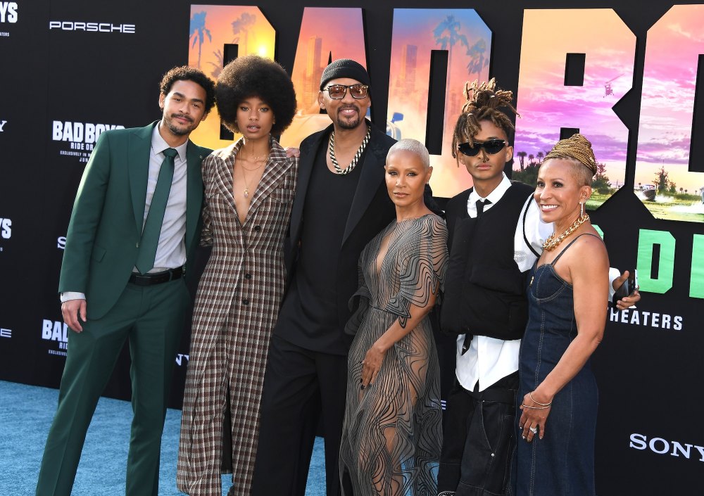Will Smith Poses With Wife Jada Pinkett Smith at Bad Boys Premiere