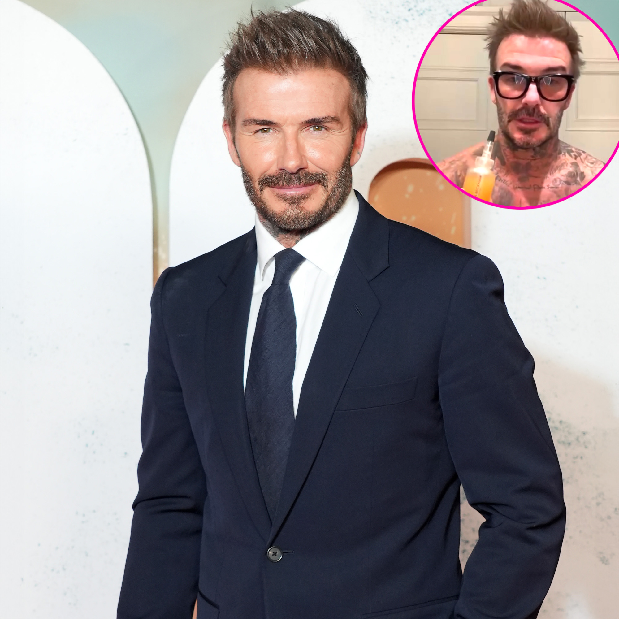 David Beckham Reveals His Morning Skincare Routine Using Wife Victoria Beckham s Products