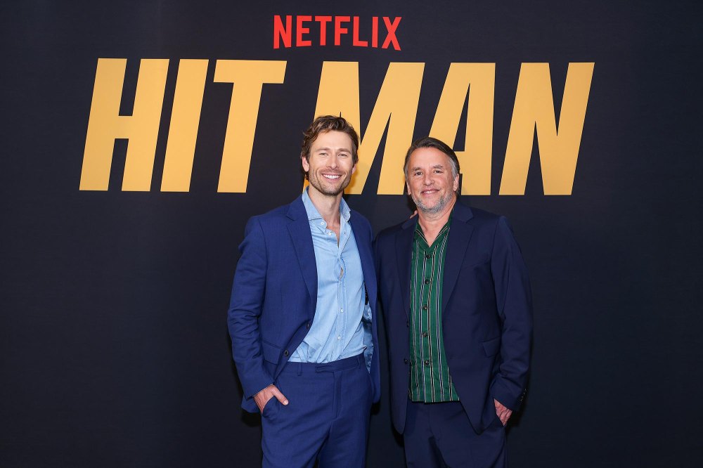 Glen Powell Says Reuniting With Richard Linklater After 20 Years for Hit Man Was Surreal
