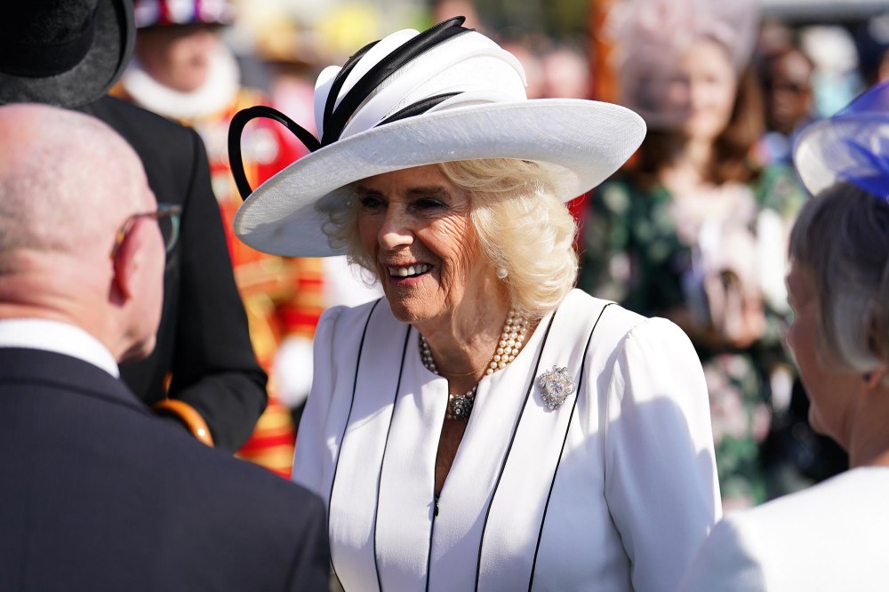 Queen Camilla Honors Queen Elizabeth II by Wearing Her Brooch at Buckingham Palace Garden Party