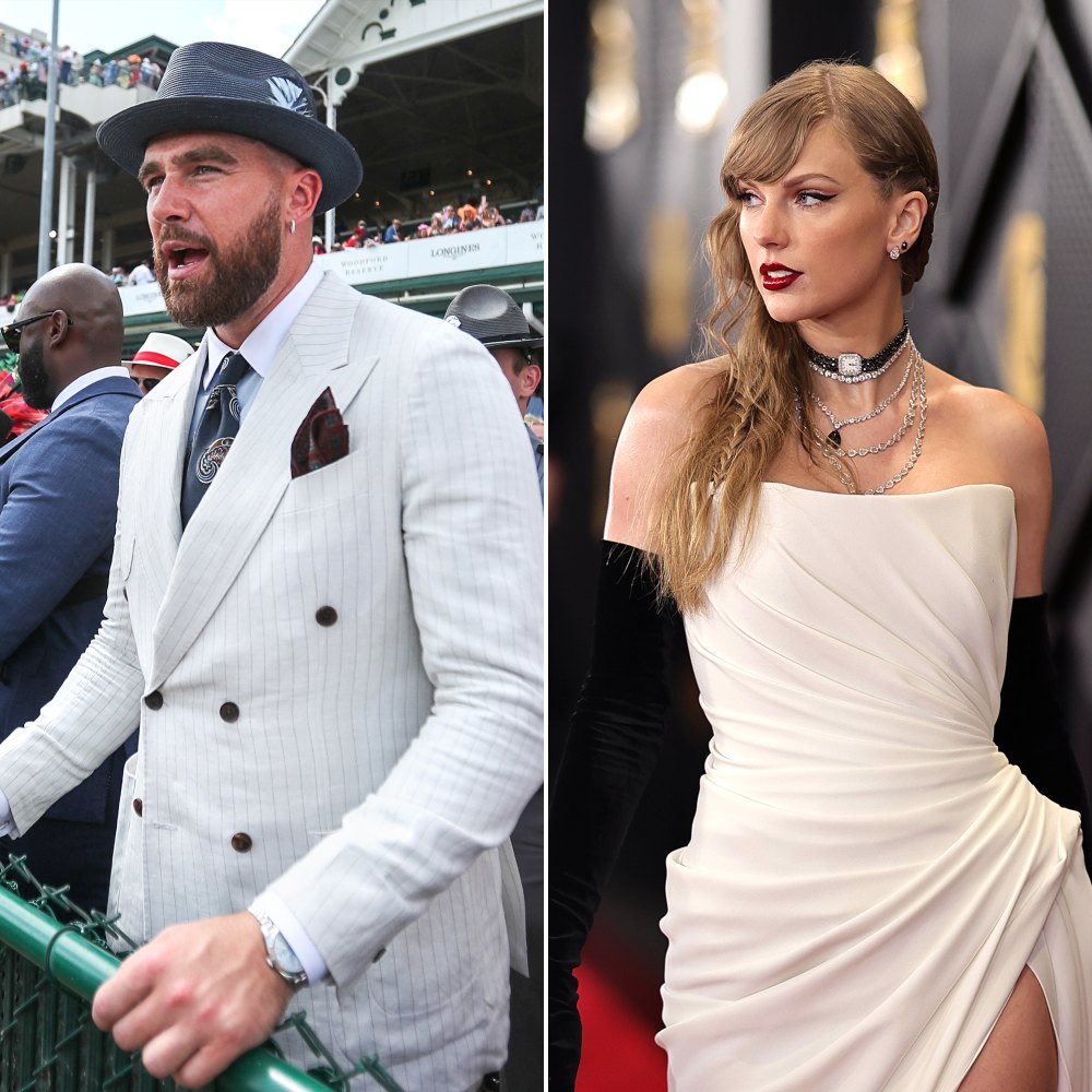 Travis Kelce's Kentucky Derby Suit Matches Taylor Swift's Grammys Gown