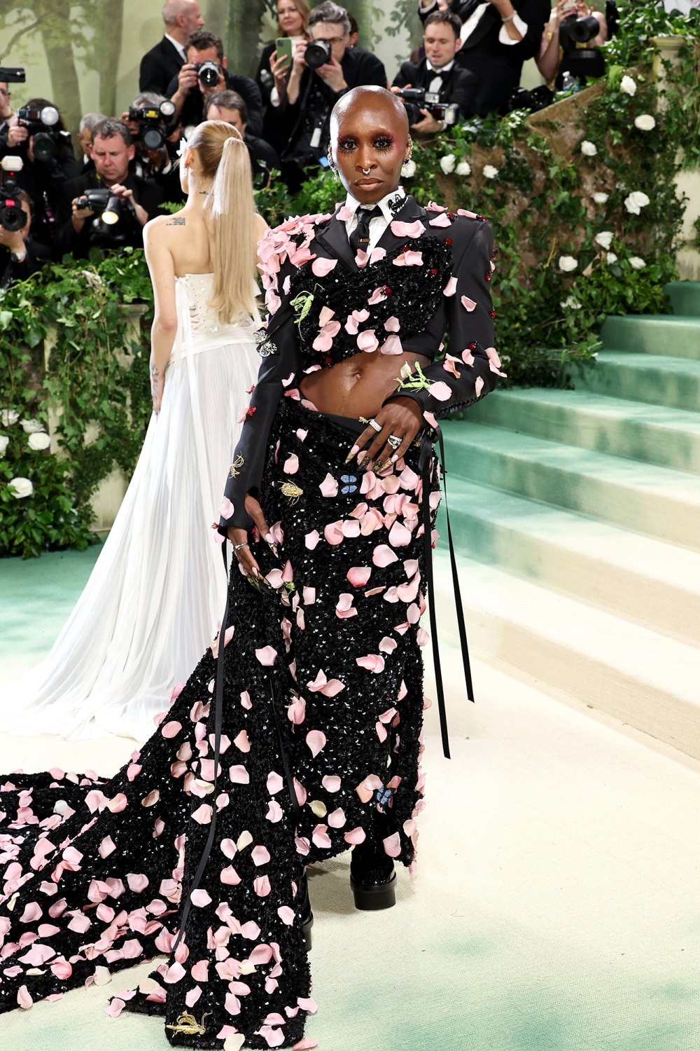 Cynthia Erivo and Ariana Grande attend The 2024 Met Gala