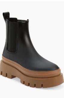 Jeffrey Campbell Rain-Storm Platform Chelsea Boot