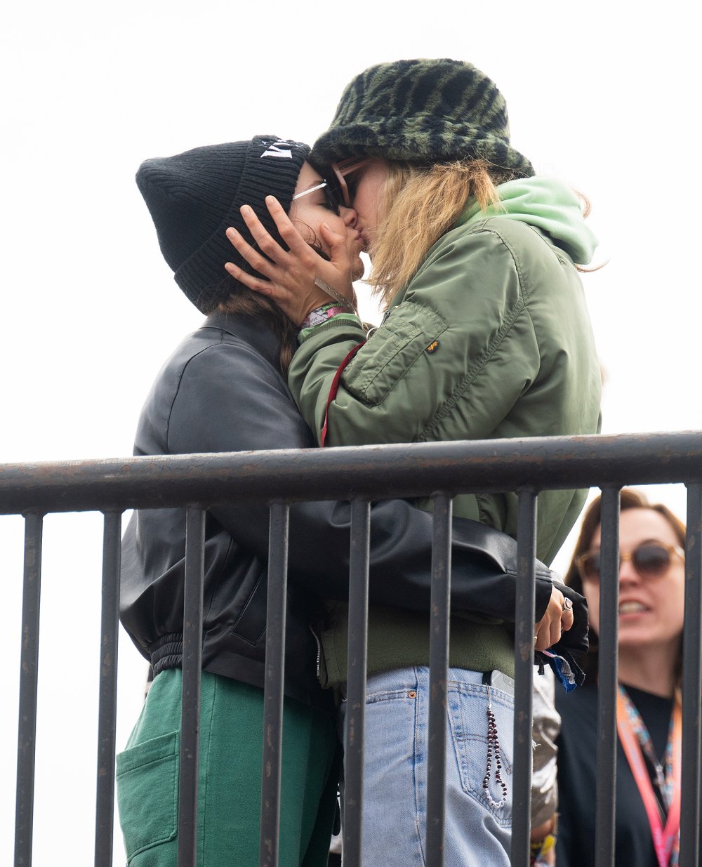 Cara Delevingne and Girlfriend Minke Pack on PDA During U.K.'s Glastonbury Festival