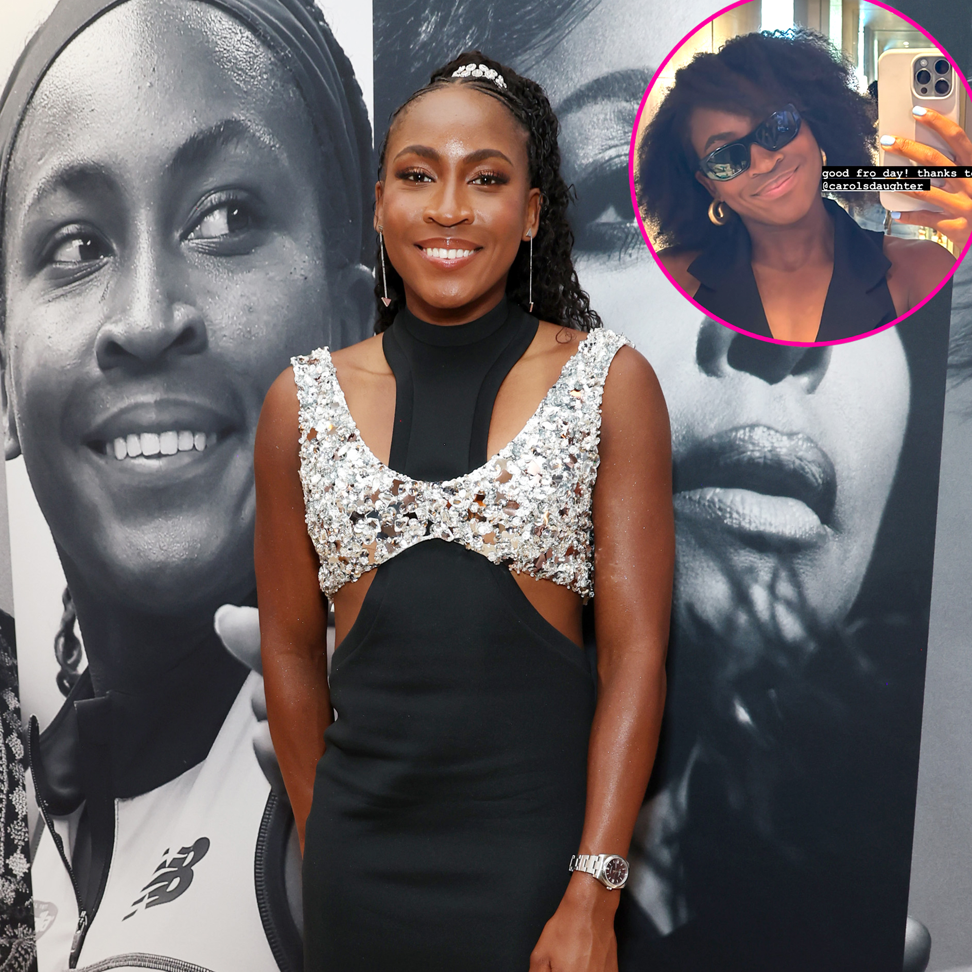 Coco Gauff Rocks Her Natural Hair Good Fro Day