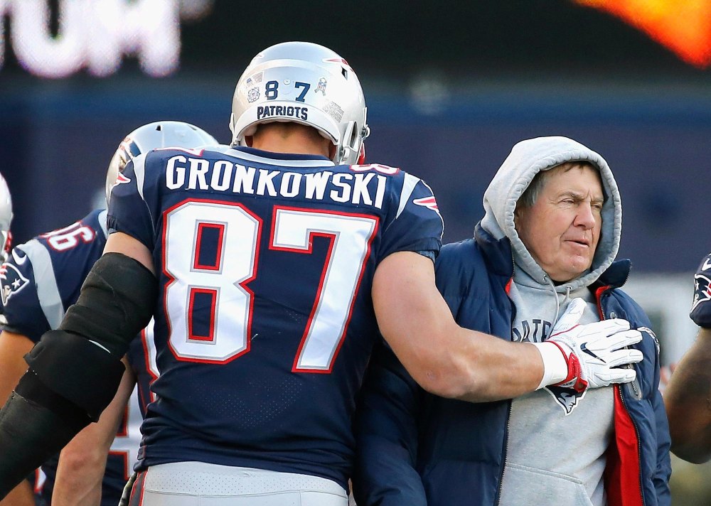 Did Rob Gronkowski Drop Hints About Reports Bill Belichick Is Dating 24 Year Old Cheerleader