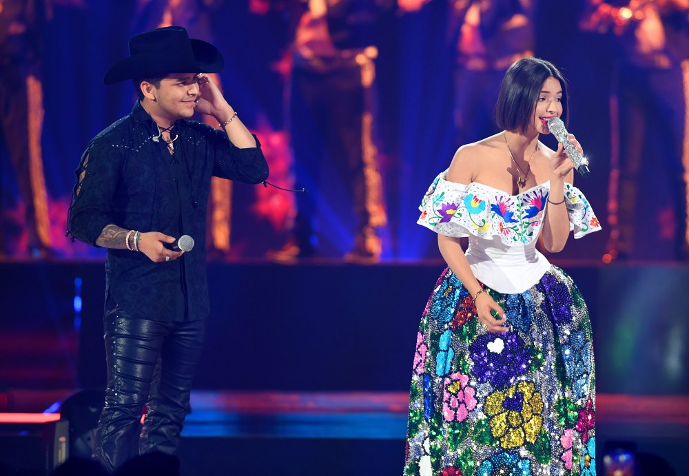 Christian Nodal y Ángela Aguilar