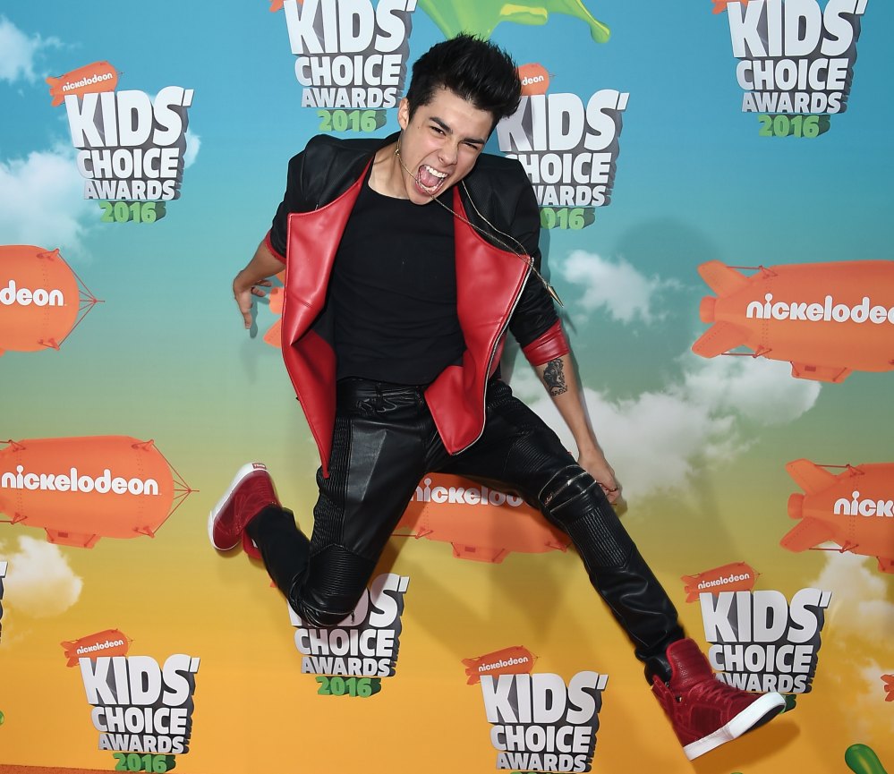 Mario Bautista en 2016 como parte de los Kid's Choice Awards