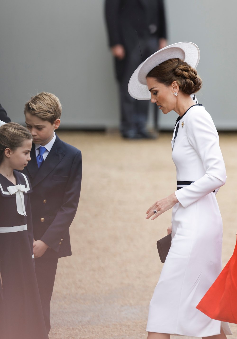 Kate Middleton y sus hijos en el Trooping the Colour.