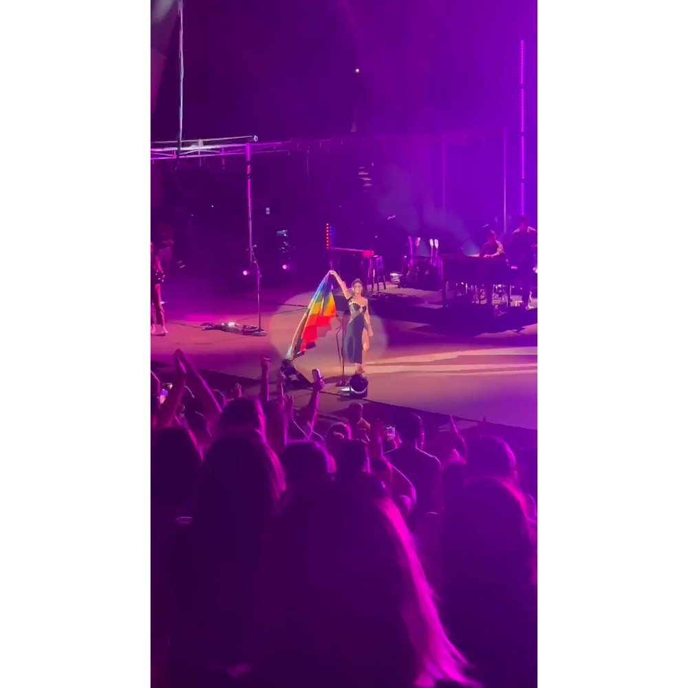 Maren Morris Dances With Pride Flag At Concert After Coming Out as Bisexual 3