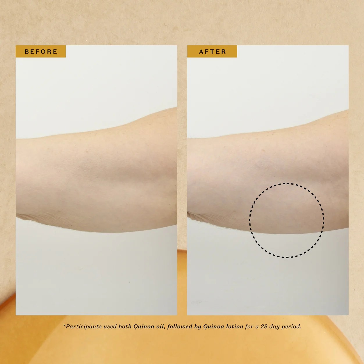 QUINOA FIRMING BODY LOTION Arm