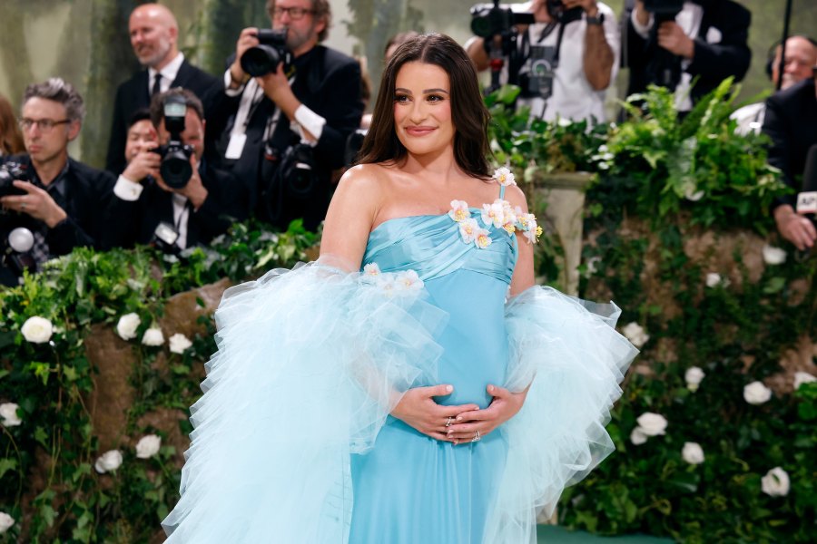 Pregnant Lea Michele s Baby Bump Album Ahead of Welcoming Baby No 2