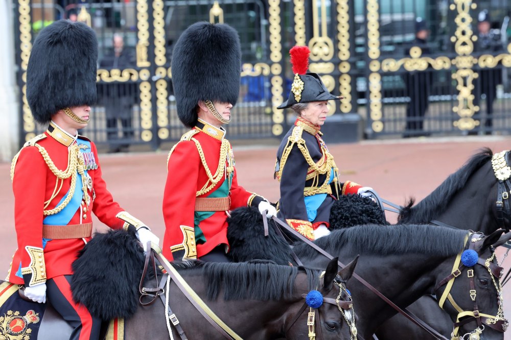 La princesa Ana en Trooping the Colour