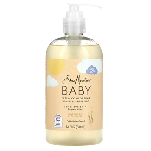Shea Moisture Oat Milk & Rice Water Baby Extra Comforting Wash & Shampoo