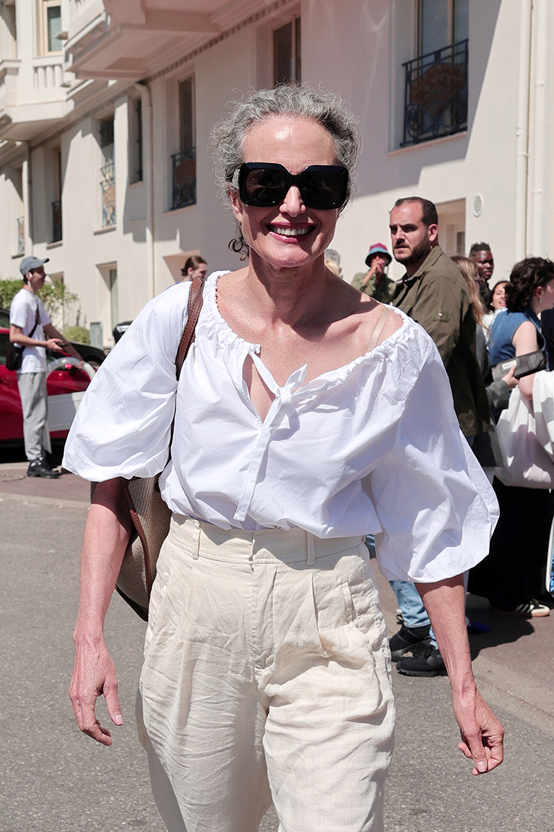 Andie MacDowell on May 22, 2024 in Cannes, France.