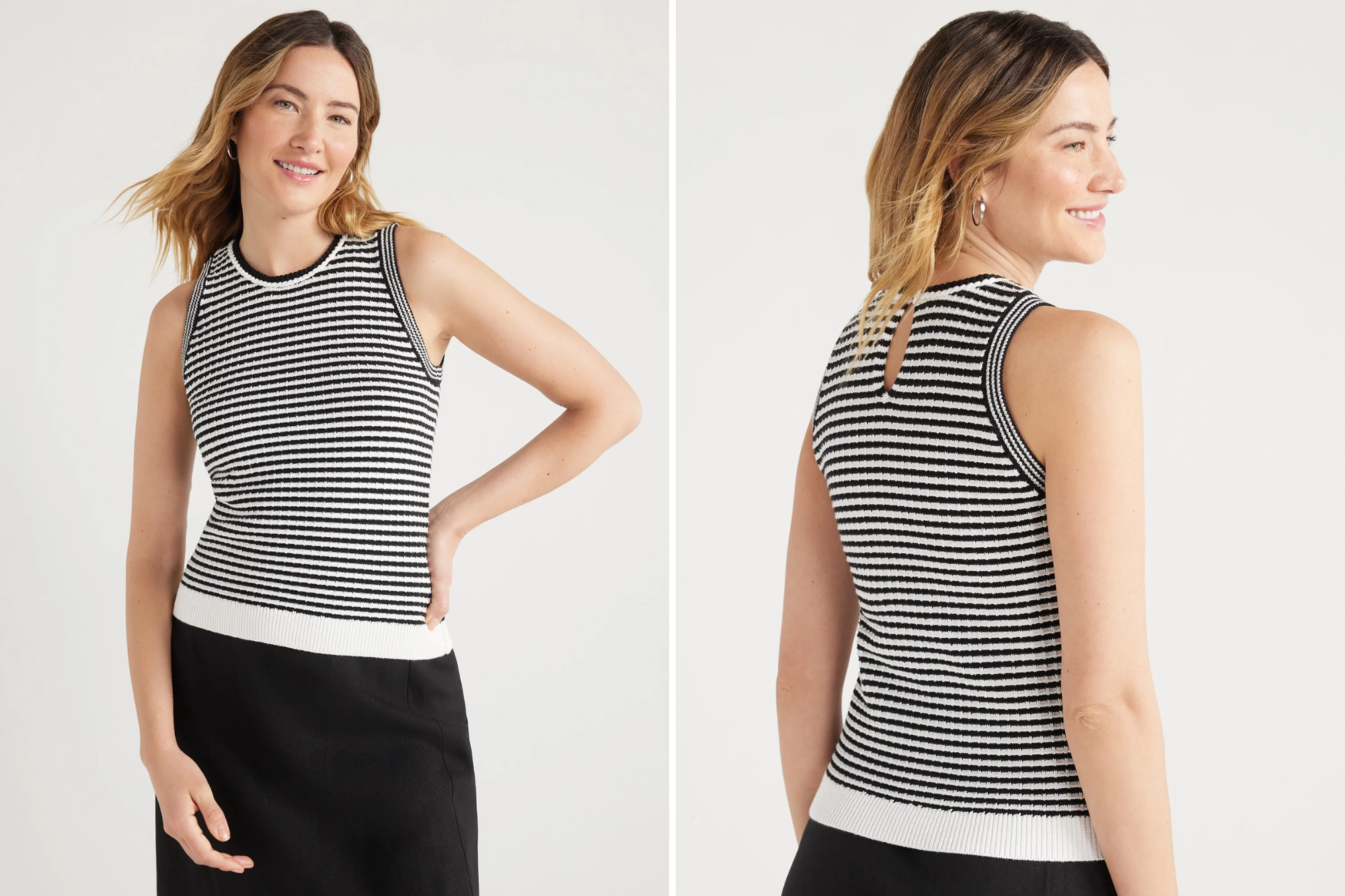 Free Assembly Crochet Sweater Tank Top