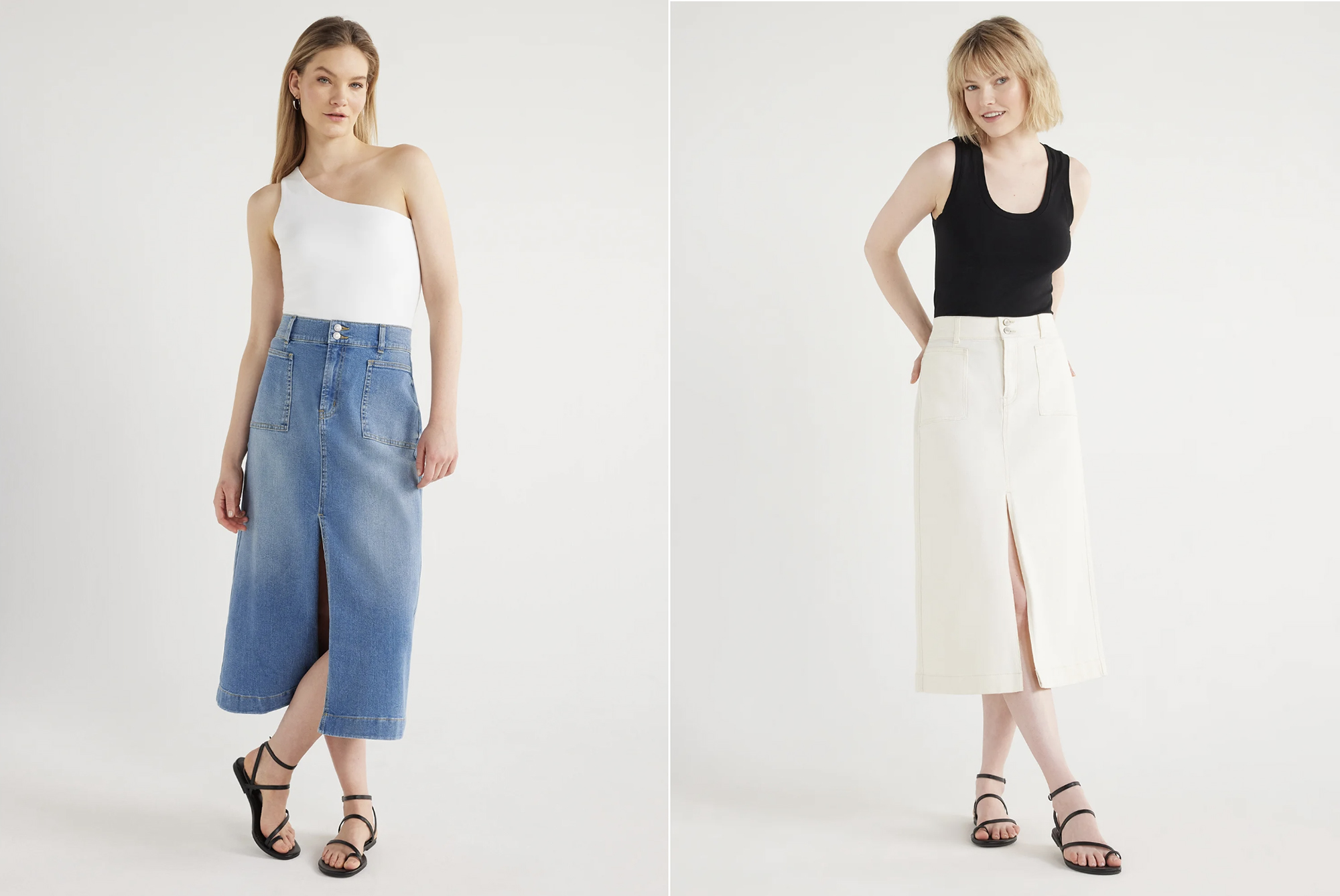 walmart-scoop-denim-midi-skirt