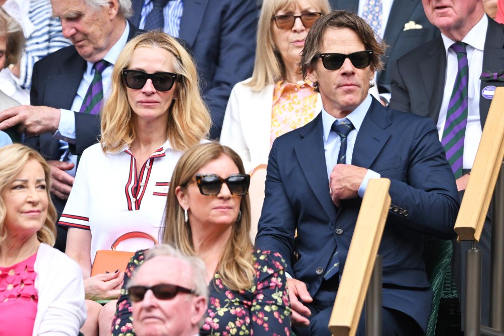 Julia Roberts and Husband Danny Moder at Wimbledon