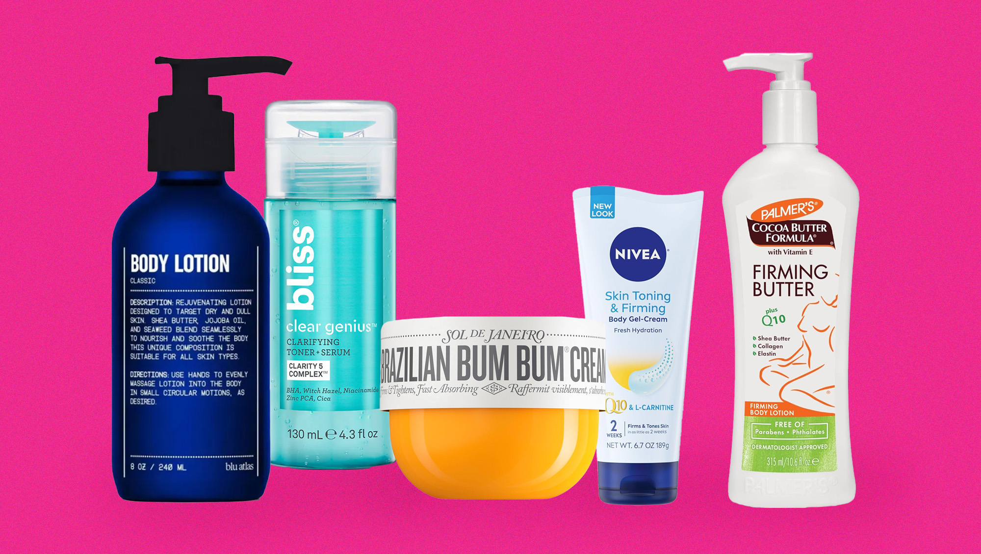 Firming body lotions