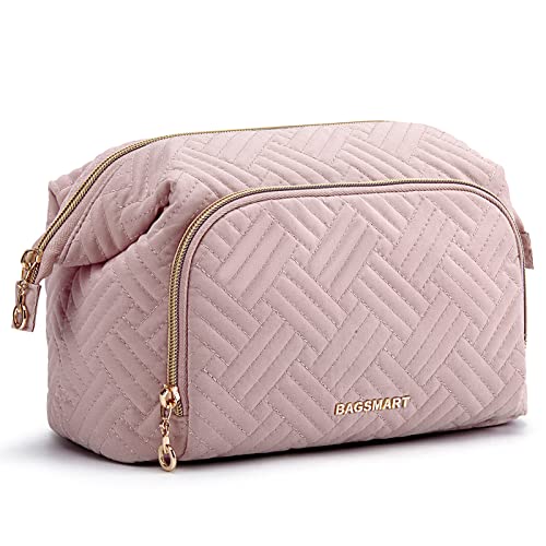 Best Overall Soft Bag: BAGSMART Travel Makeup Bag