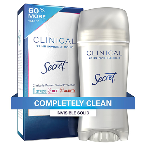 Secret Clinical Strength Antiperspirant and Deodorant for Excessive Sweating