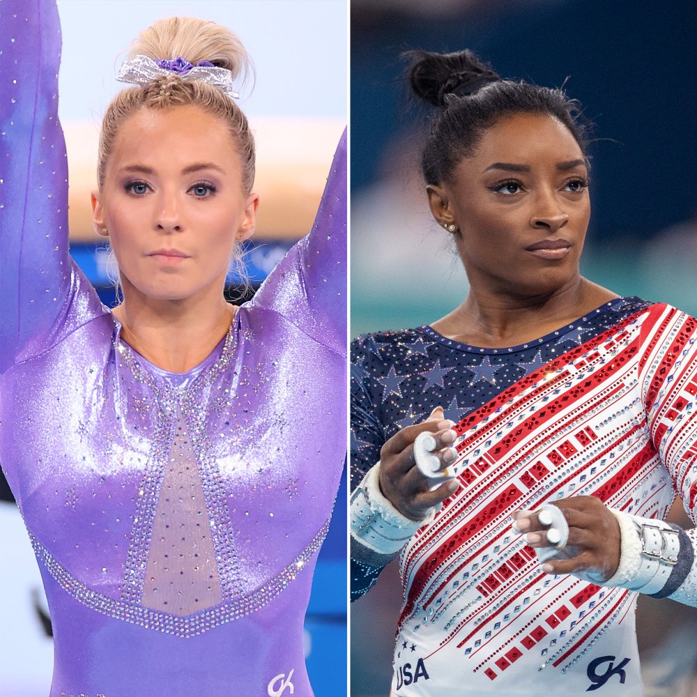 El esposo de MyKayla Skinner, Jonas, comparte un vistazo de la olimpista en un campamento de gimnasia para niños en medio del drama de Simone Biles