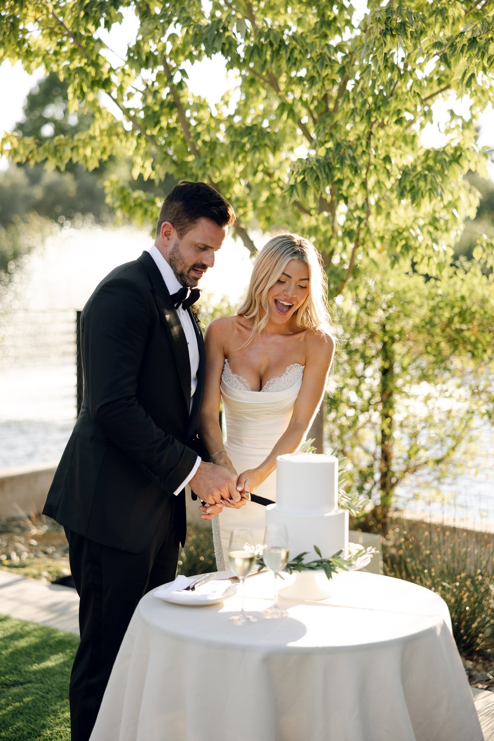 NHL Star Alex Killorn and Wife Tiffany Share Behind-the-Scenes Details From Their Lush Napa Wedding