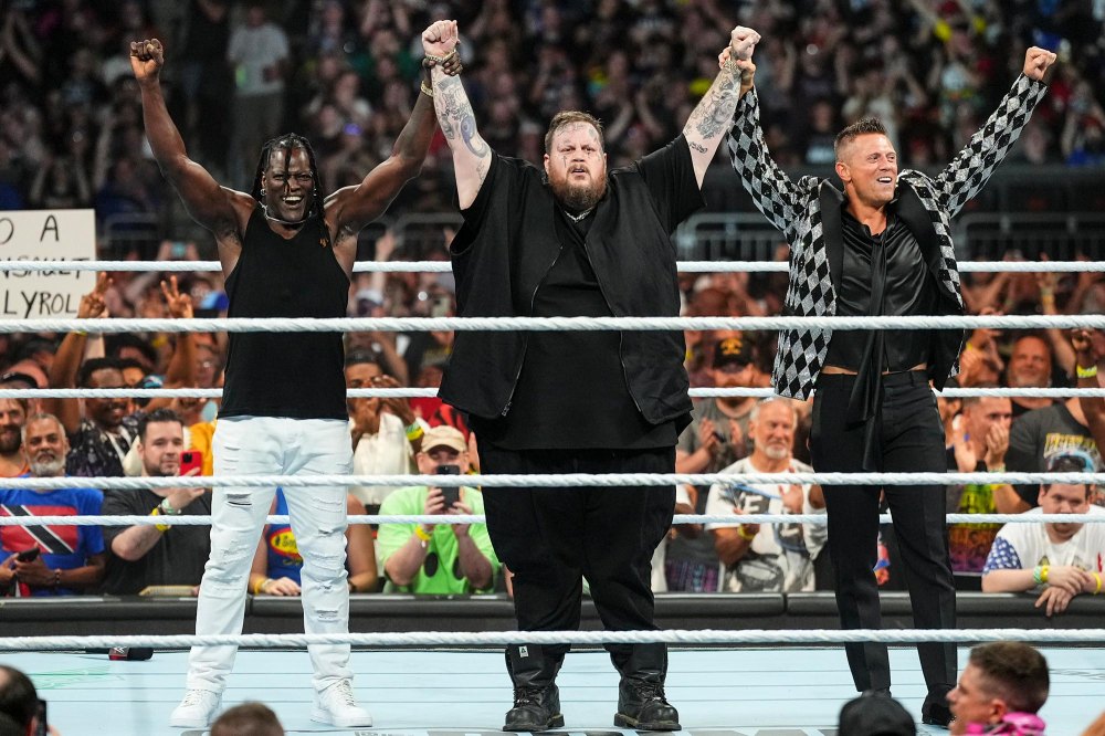 Jelly Roll Makes WWE Debut in the Summerslam Ring