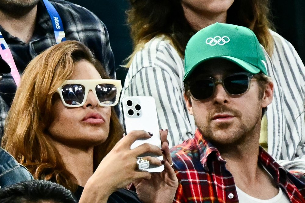 Ryan Gosling Eva Mendes Paris Olympics