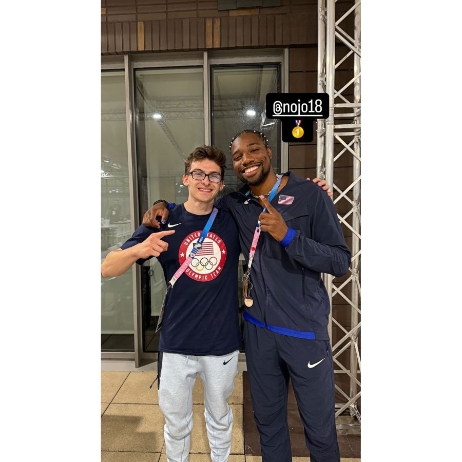 Stephen Nedoroscik and Noah Lyles Best Olympics photos