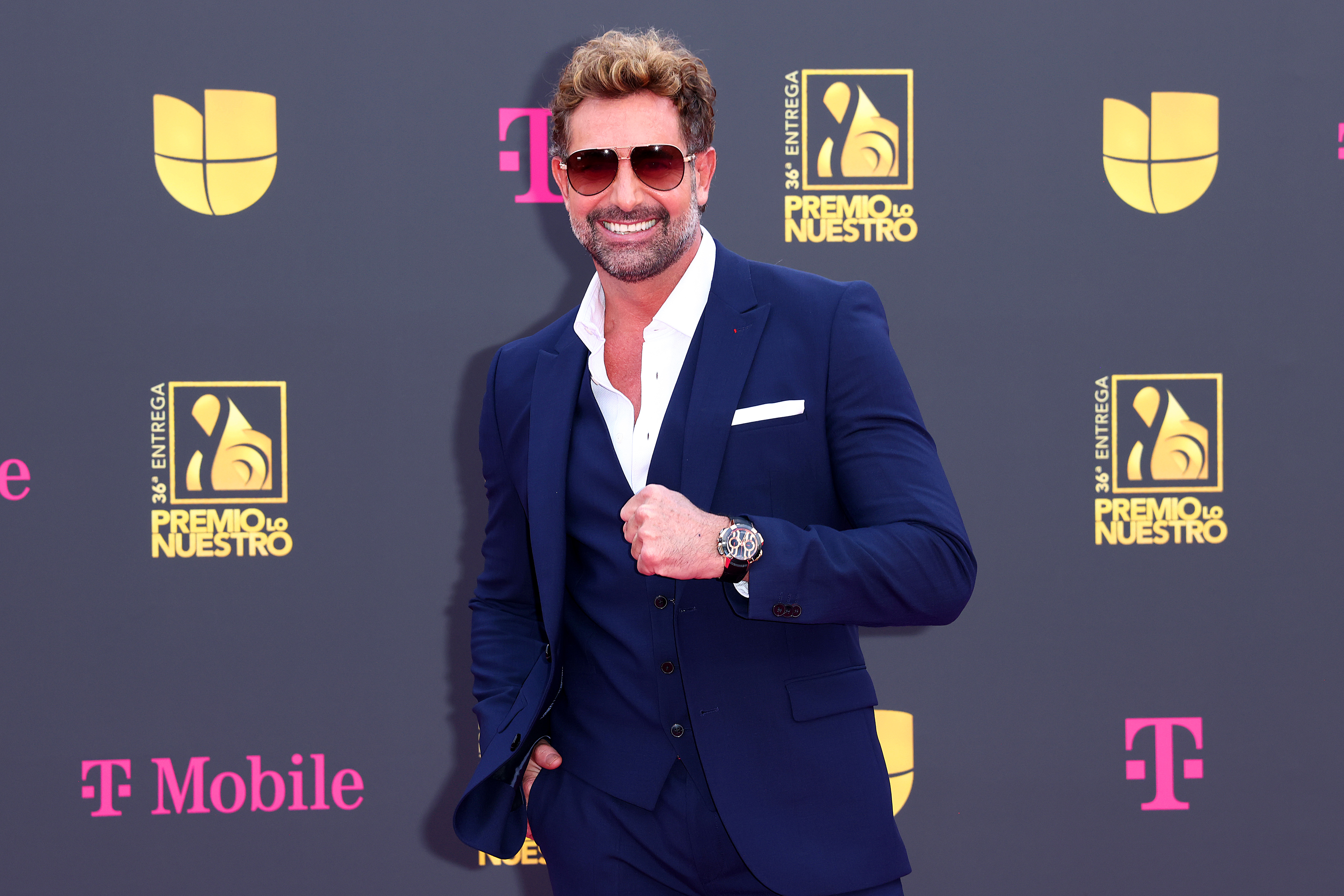 Gabriel Soto en los Premio Lo Nuestro, en Miami, Florida, en 2024.
