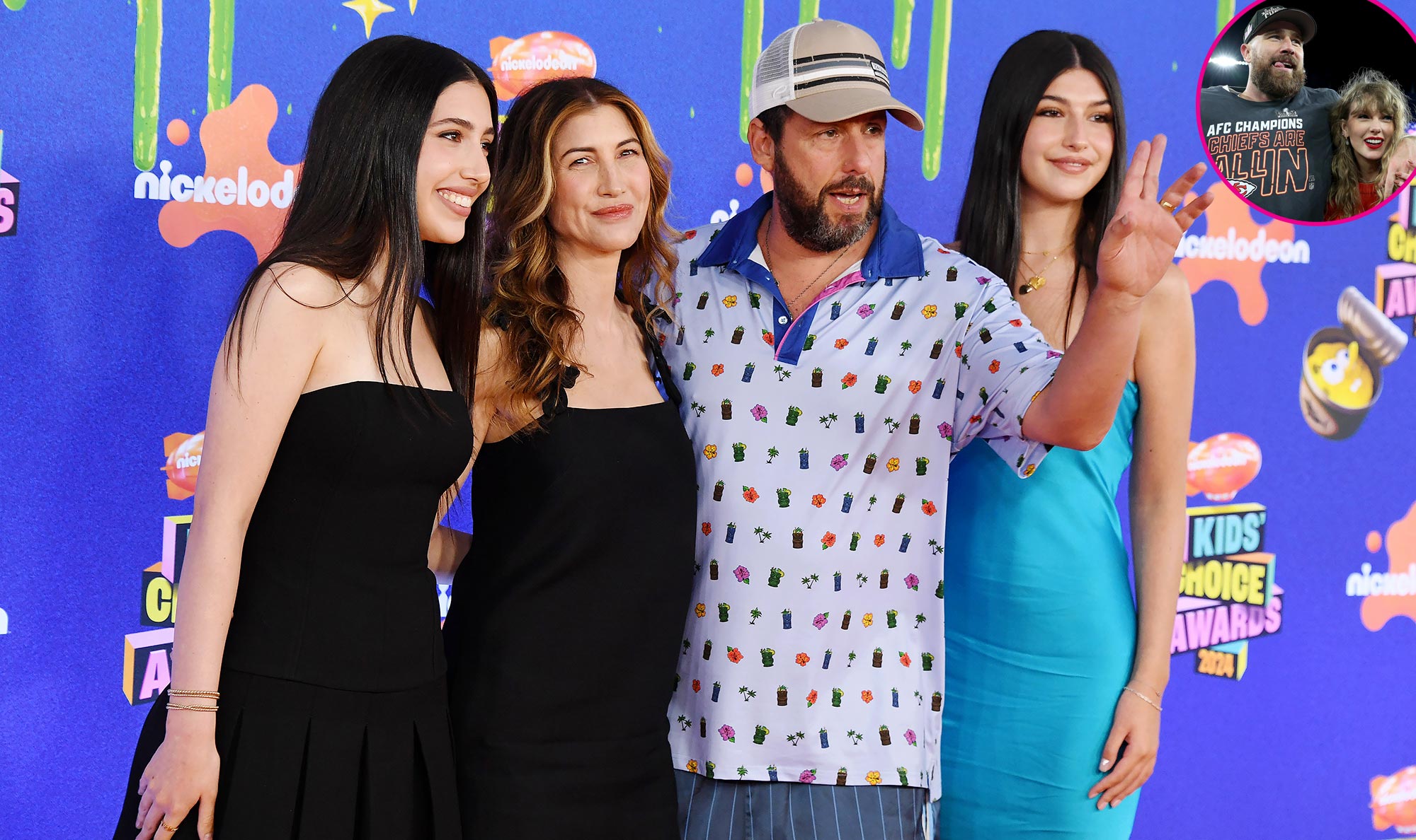 Promo Adam Sandler Family Is Obsessed With Travis Kelce Dating Taylor Swift