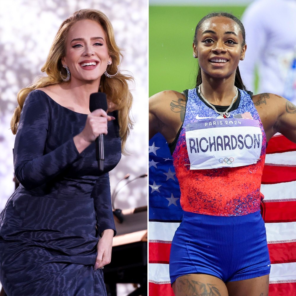 Adele Pauses Munich Concert to Watch ShaCarri Richardsons Debut Olympic Final