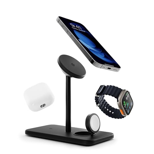 Twelve South HiRise 3 Deluxe 3-in-1 Wireless Charging Station