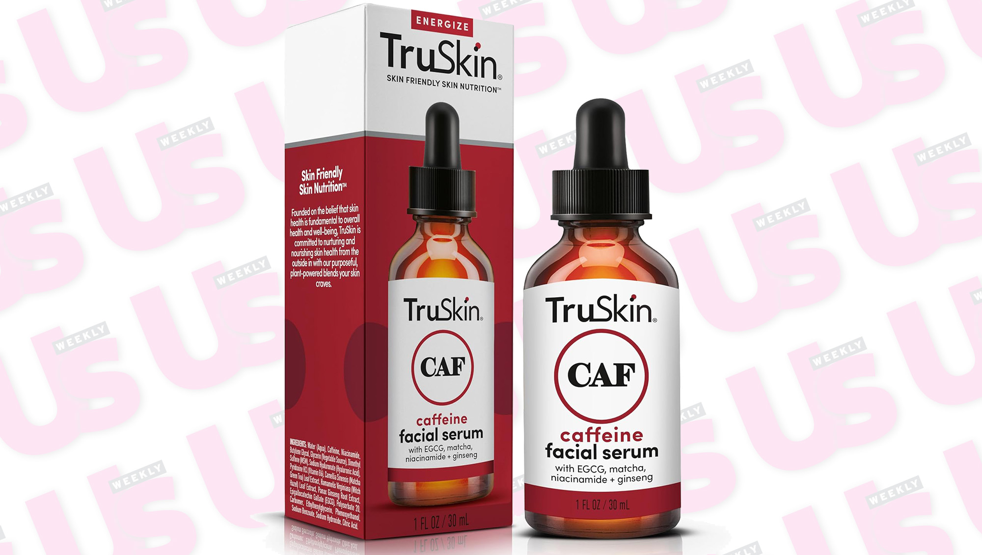 A box and a dropper bottle in a background