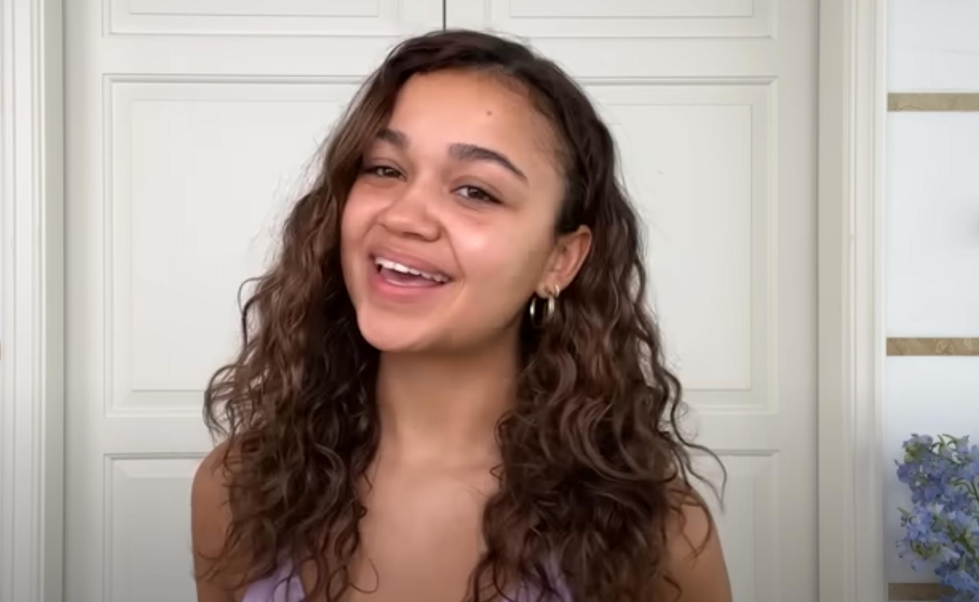 Madison Bailey Takes Her Skincare Routine Seriously While Filming Outer Banks