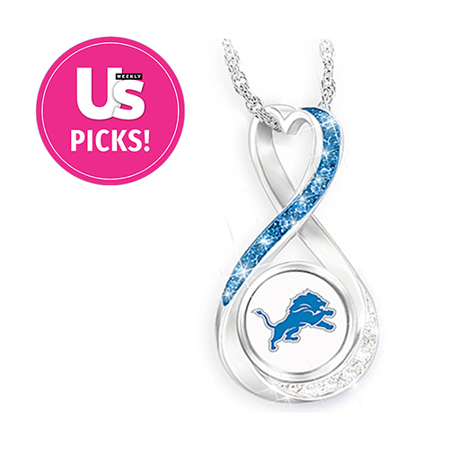 NFL Infinity Pendant With Team-Color Crystals