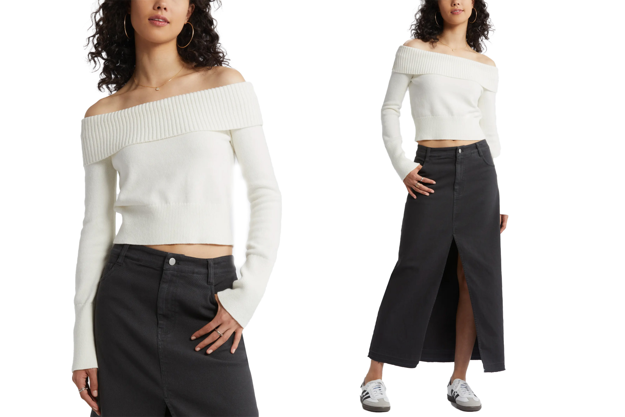 BP. off the shoulder sweater