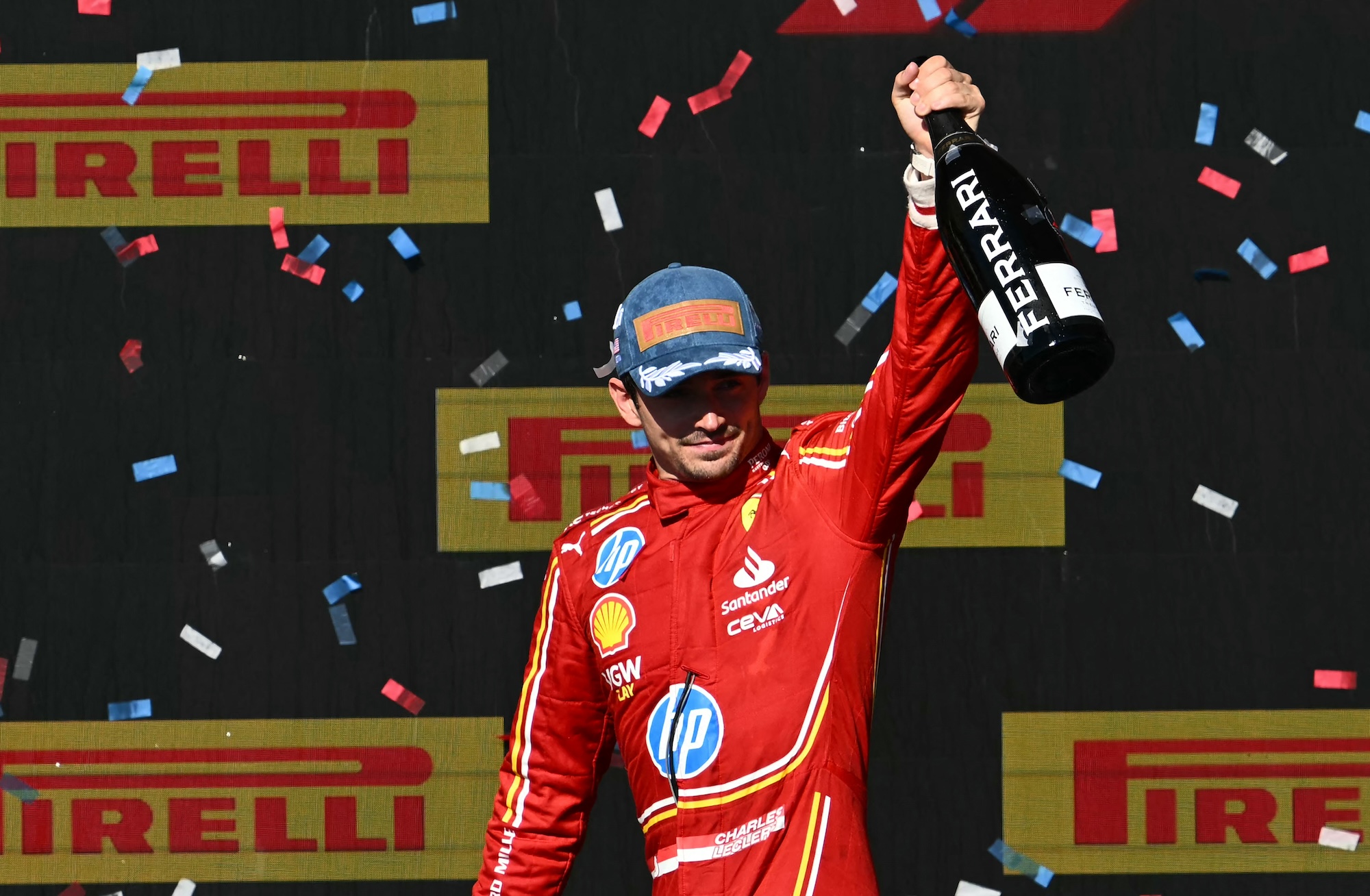 Ferrari Driver Charles Leclerc Wins F1 Grand Prix