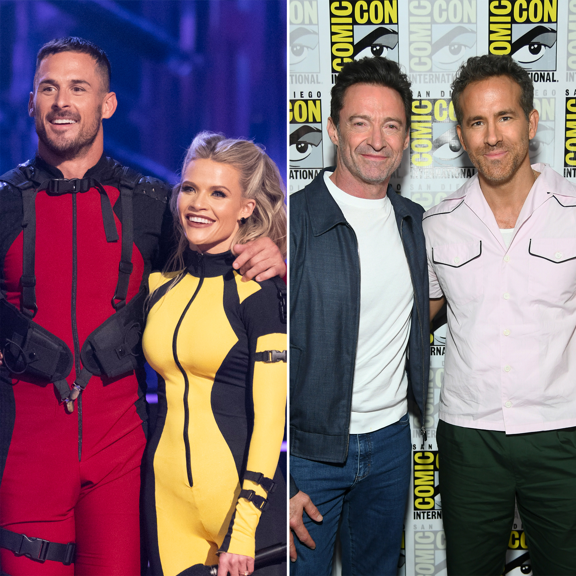 Danny and Witney Hope Hugh Jackman and Ryan Reynolds See DWTS Routine