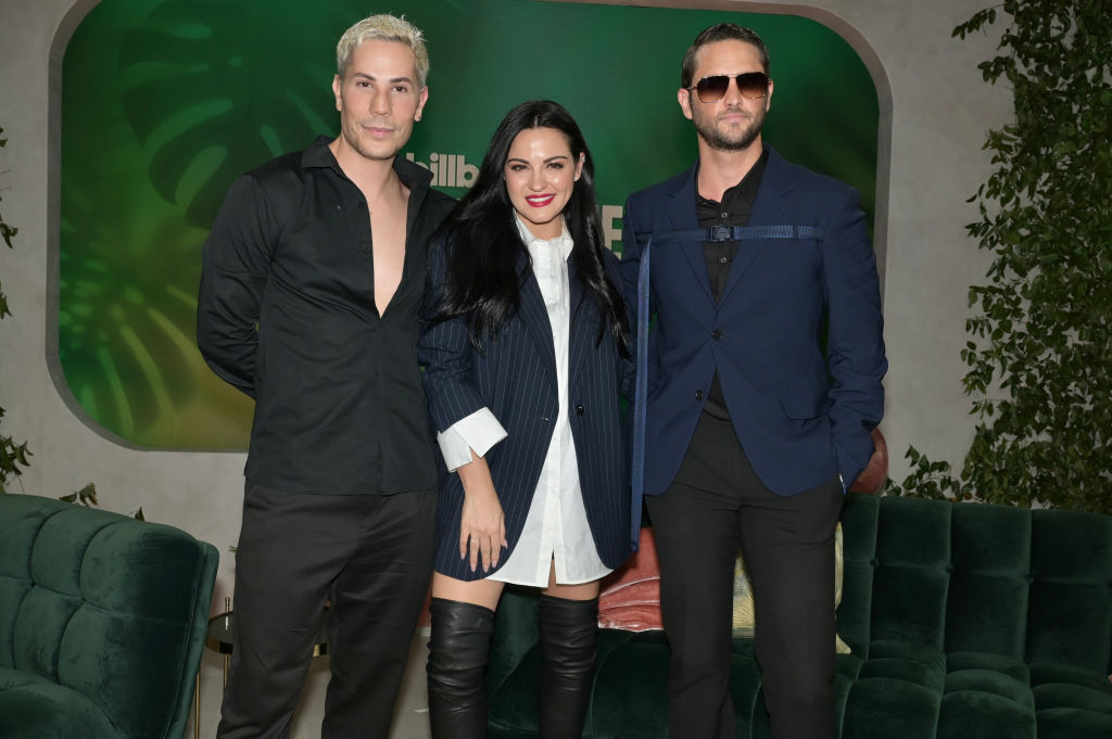 Christian Chávez, Maite Perroni y Christopher von Uckermann, integrantes de RBD