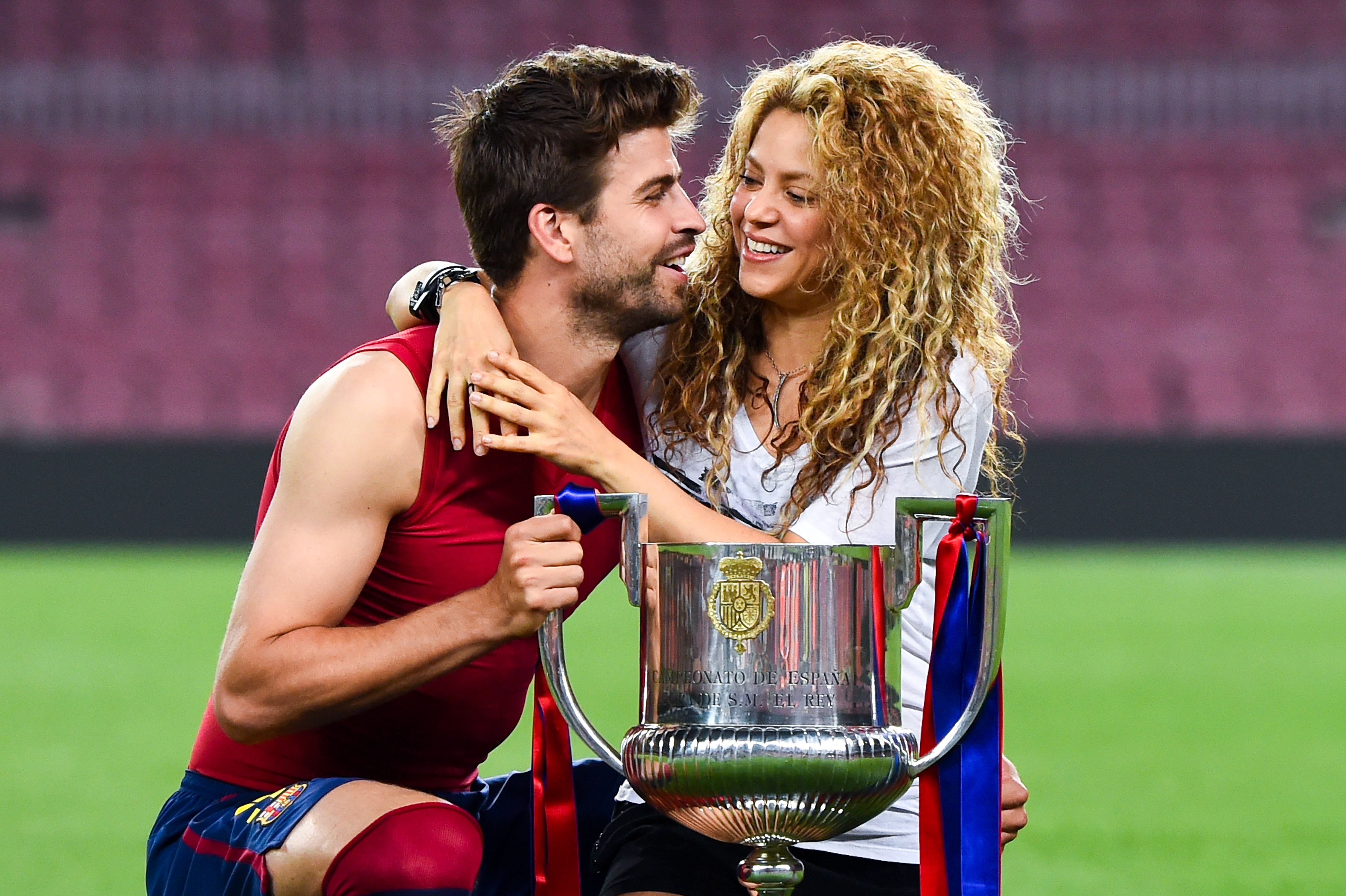 Gerard Pique y Shakira en 2015.