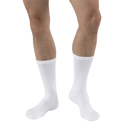 JOBST SensiFoot 8-15 mmHg Unisex Crew Length Diabetic Mild Support Socks