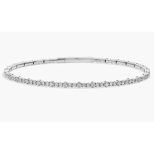 Blue Nile Alternating Diamond Flex Bangle