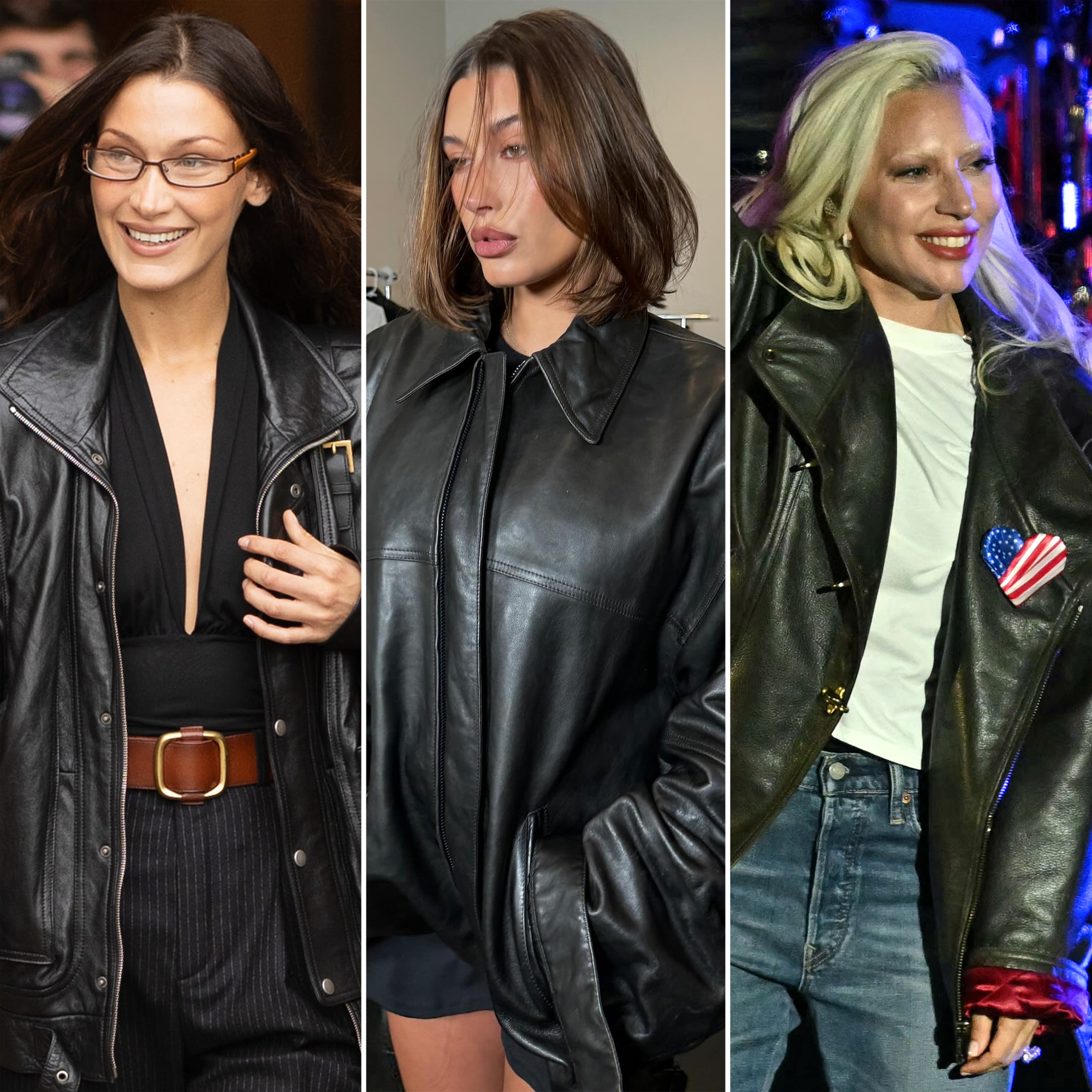 The 2024 Leather Jacket Trend Loved By Celebrities