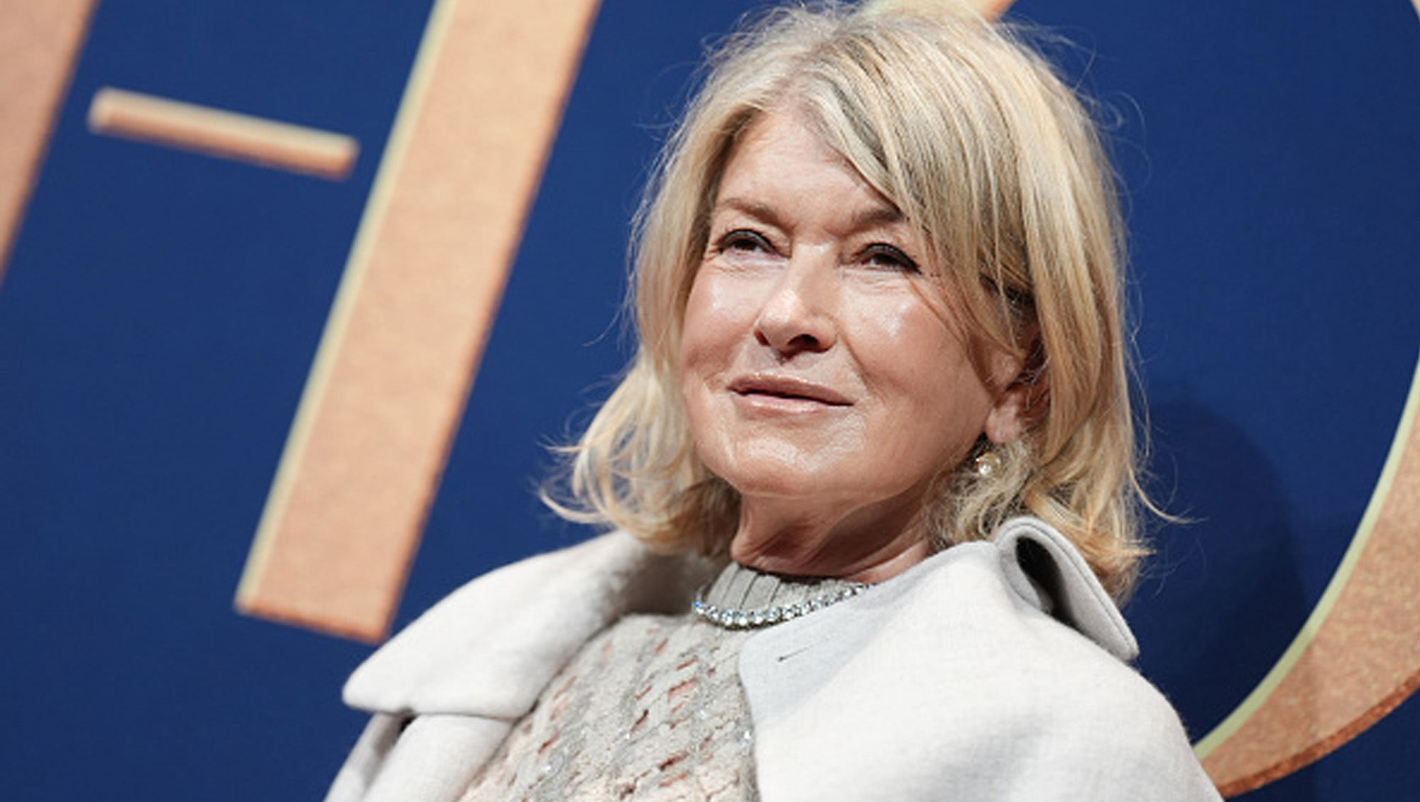 Martha Stewart on red carpet