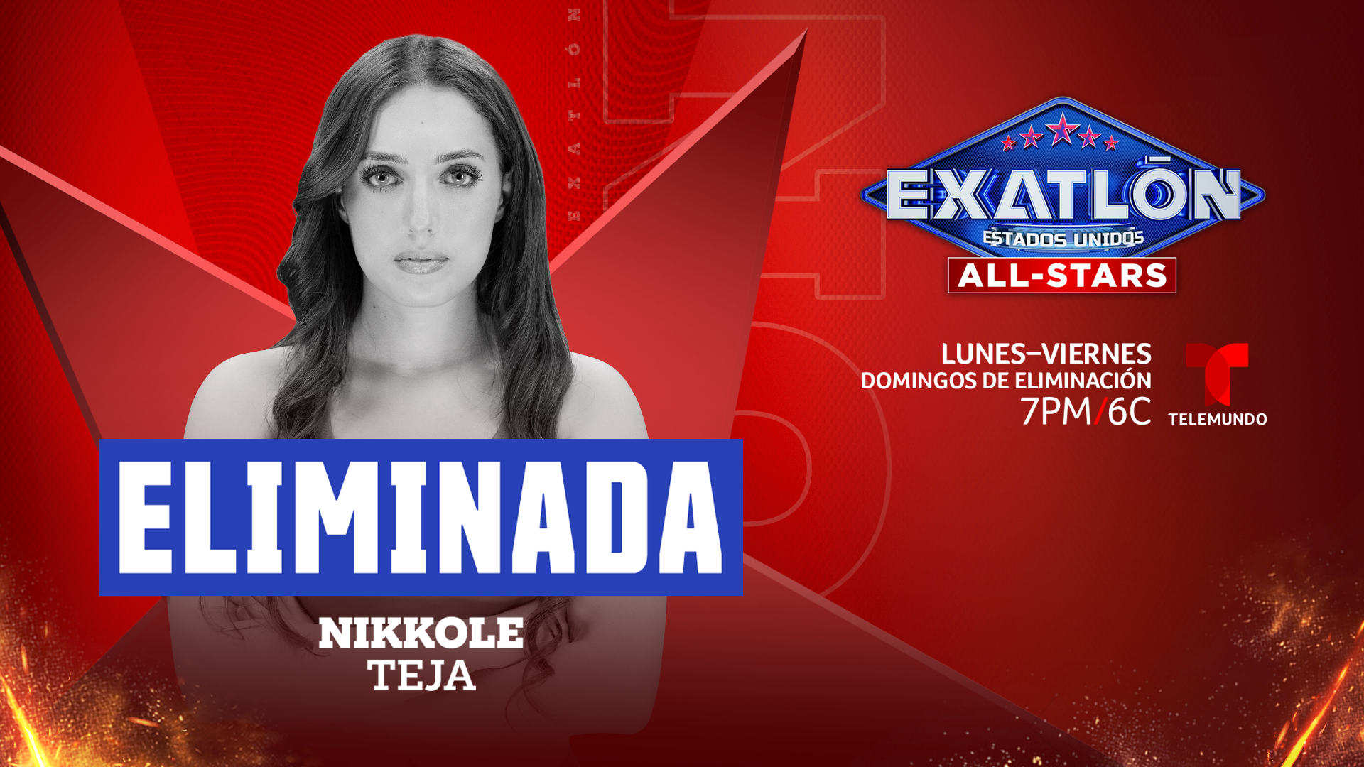 Nikkole Teja eliminada de Exatlón Estados Unidos All-Stars