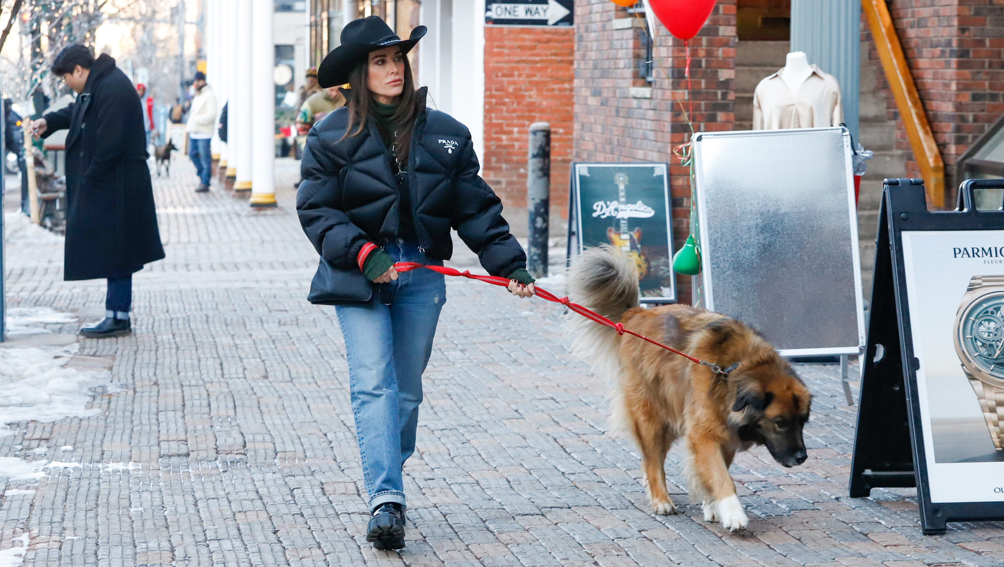 Kyle Richards is seen on December 21, 2024 in Aspen, Colorado.